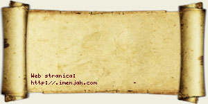 Mia Hrnjaković vizit kartica